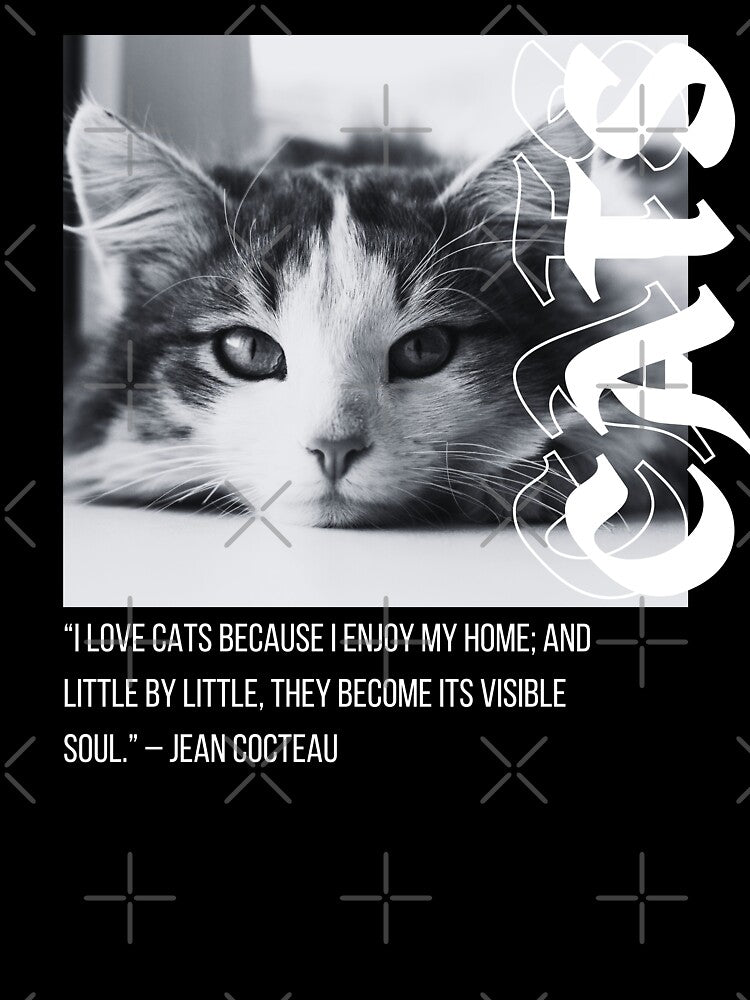 Cats with a Quote Streetwear Inspired with White Colored Font Design by quinellie