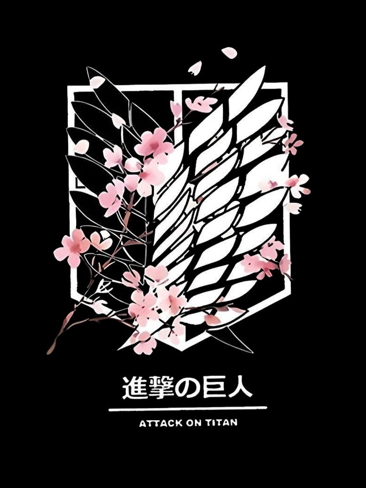 Wings of Freedom Sakura Minimal Art by Snowdog-Art