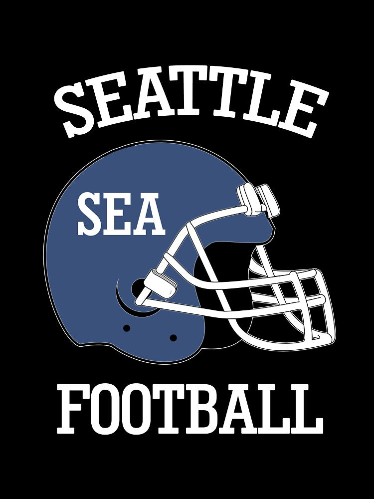 Seattle Football T-Shirt for Men and Women by AllStarMerch