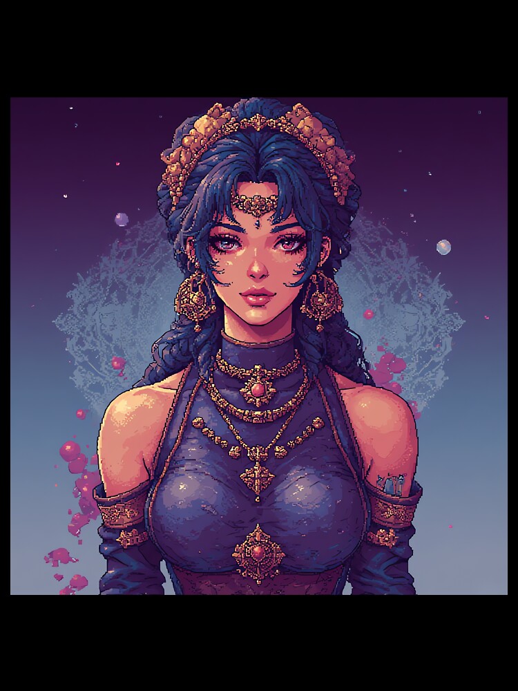 Retro Art for Beautiful Night Woman by jimcaza