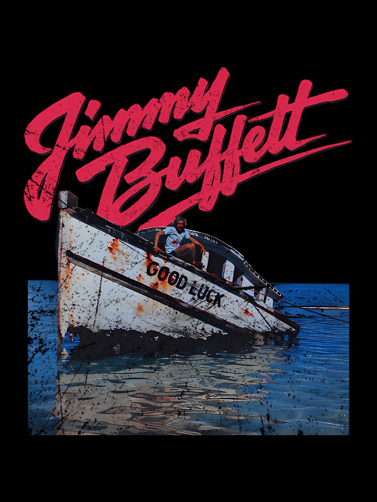 Jimmy Buffett On Boat Vintage by JonathanPowel