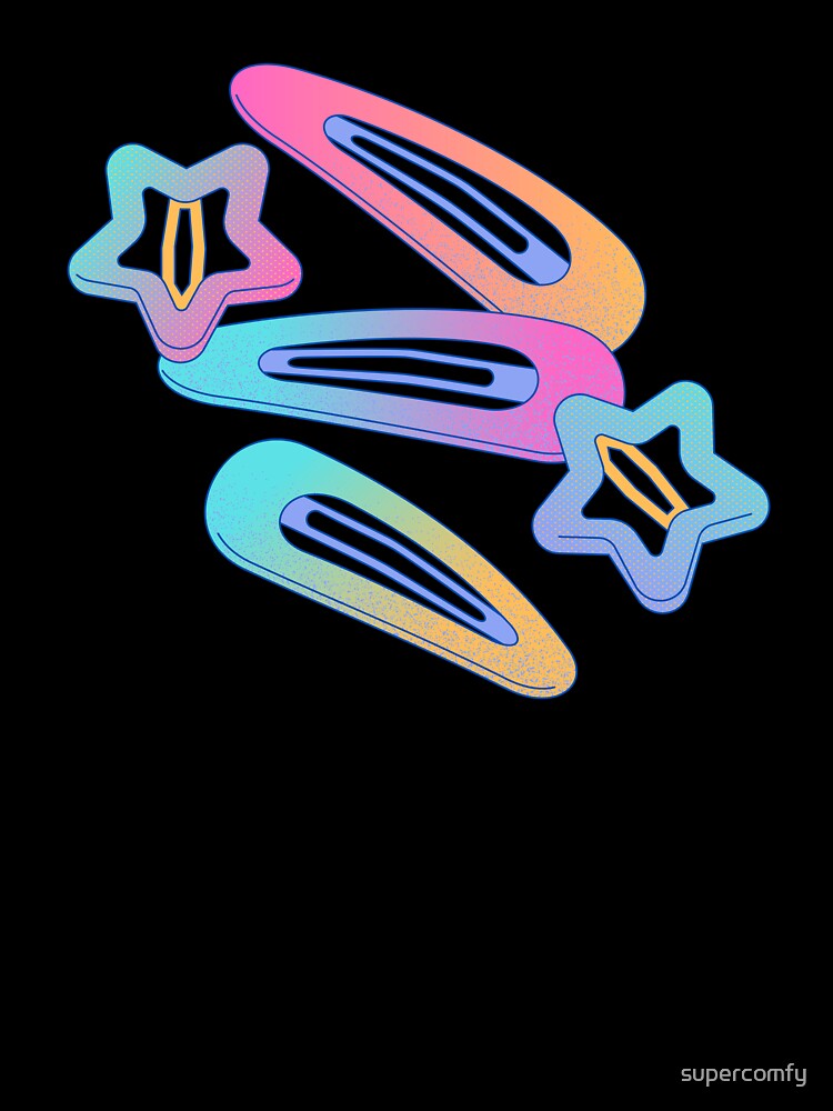 Aesthetic Y2K Hairclips by supercomfy