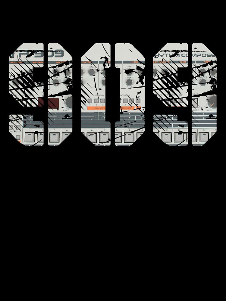 909 Drum Machine Print by SynthStreet