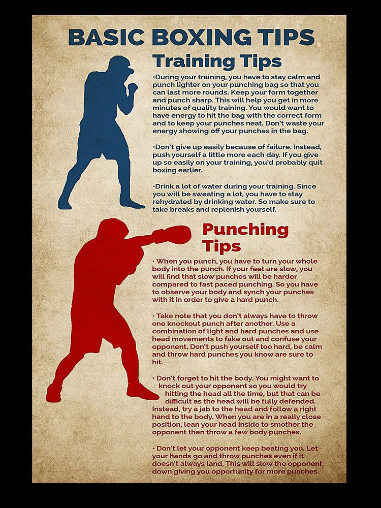 Boxing Basic Boxing Tips art by reenea84