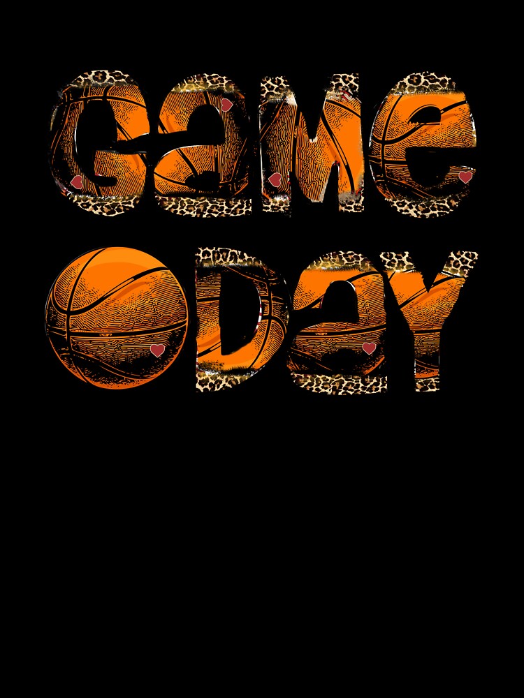Game Day Basketball Sublimation, Basketball Leopard Letter Png, Basketball Png, Basketball Game Day, Basketball Png, Basketball Leopard Png by Peerda