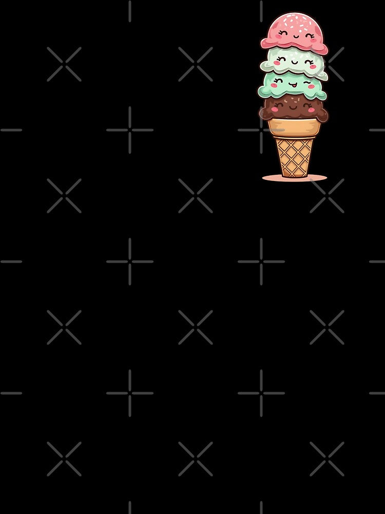 Kawaii Ice Cream by VibeTCreations