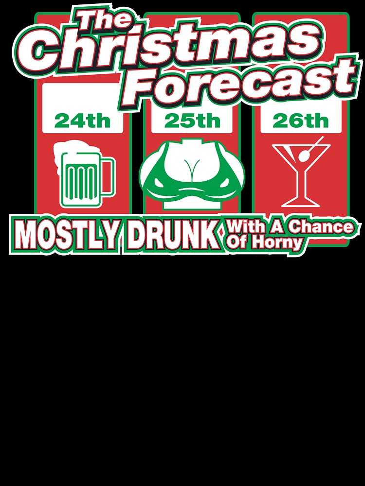 Christmas Forecast Mostly Drunk With A Chance Of Horny by Fairyjam