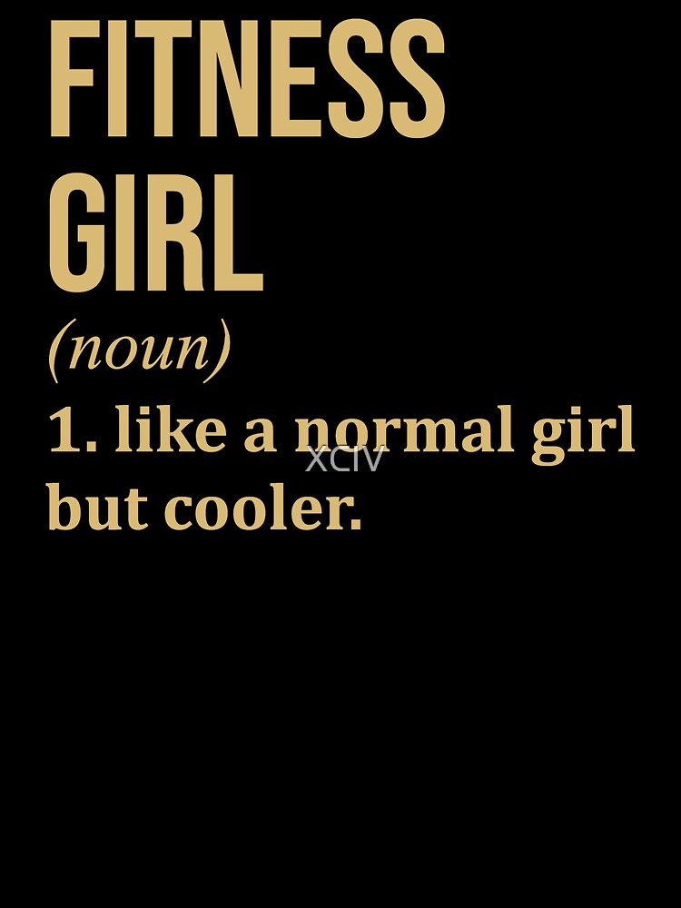 Fitness Girl Definition in Gold by XCIV