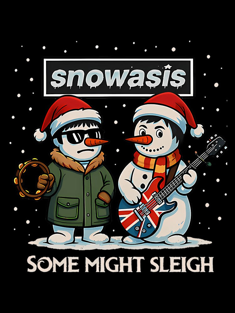 Snowasis Christmas Jumper - Some Might Sleigh by SophiaRobbins53