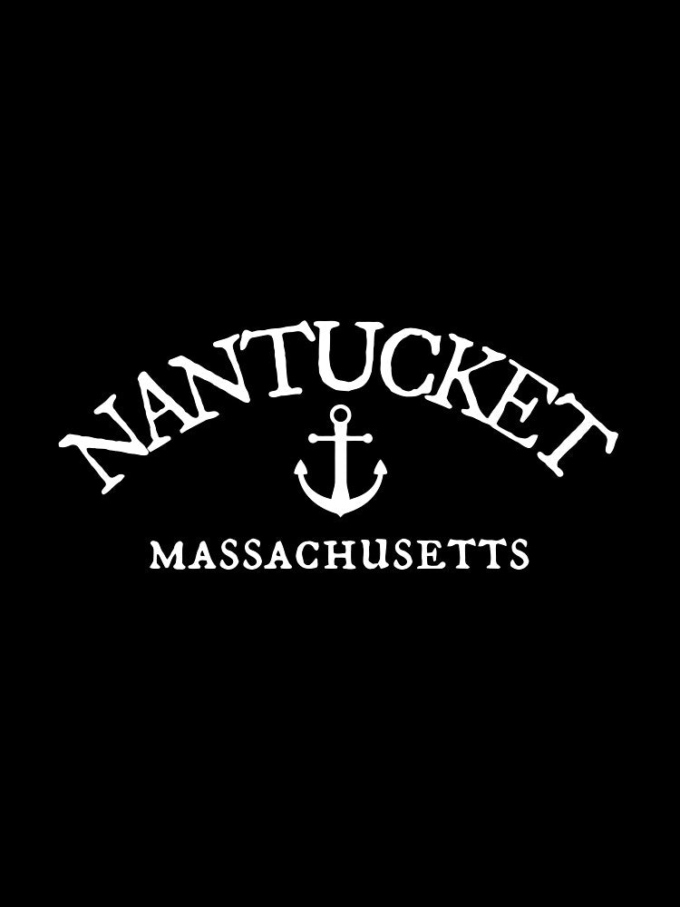 Nantucket T-Shirt Long Sleeve Sea Town Tee by pourvasecandi
