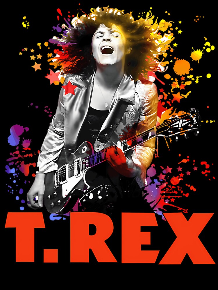 T Rex Rock Band Marc Bolan Retro Cool by AbdoOo86