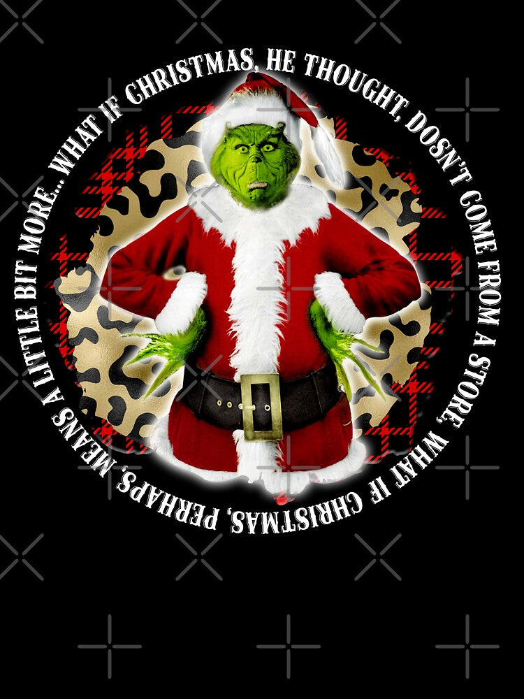 Grinchk What If Png Christmas Png Christmas Sublimation Png Christmas Movies Grinchq Leopard Plaid Christmas Gift Png by GRJHOJK