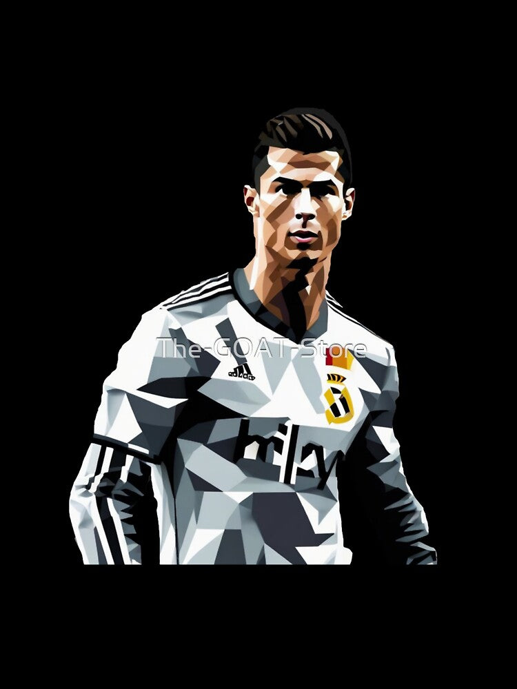 Cristiano Ronaldo CR7 Pixel Artwork Sticker Gift by The-GOAT-Store