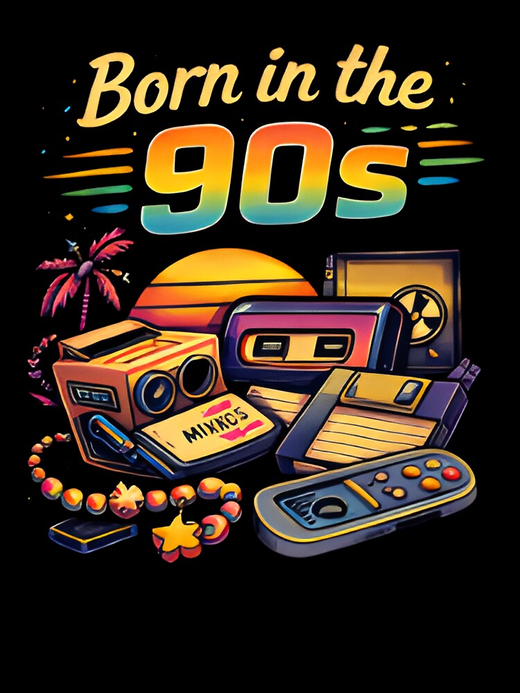 Born in the 90s – Retro Nostalgia Aesthetic Design by OPixStudio