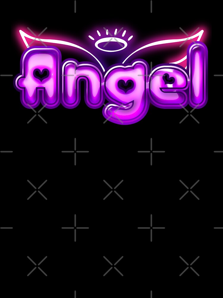 Angel lettering with wings - soft girl trend by Rev-Style
