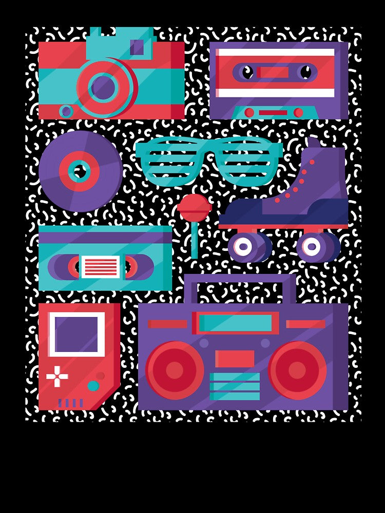 Camera Cassette Video Tape Roller Skate - 90s 80s Retro Nostalgia by AaaleXX