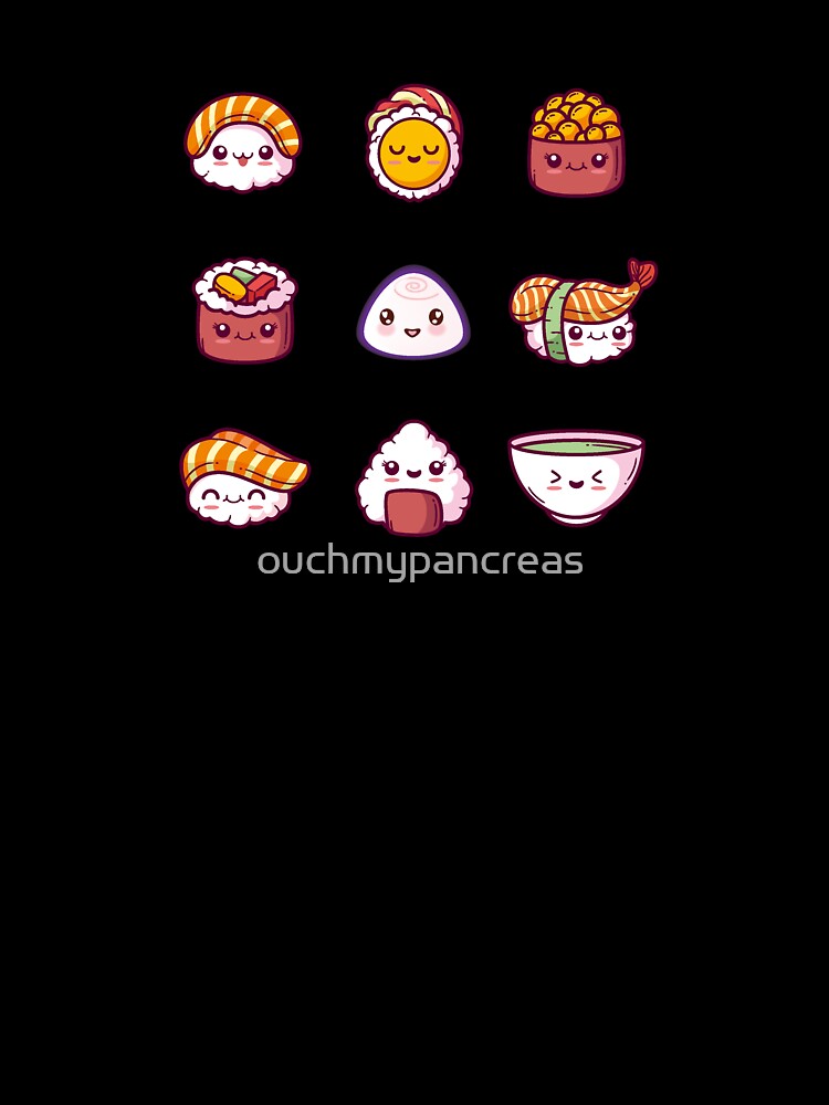 kawaii sushi by ouchmypancreas
