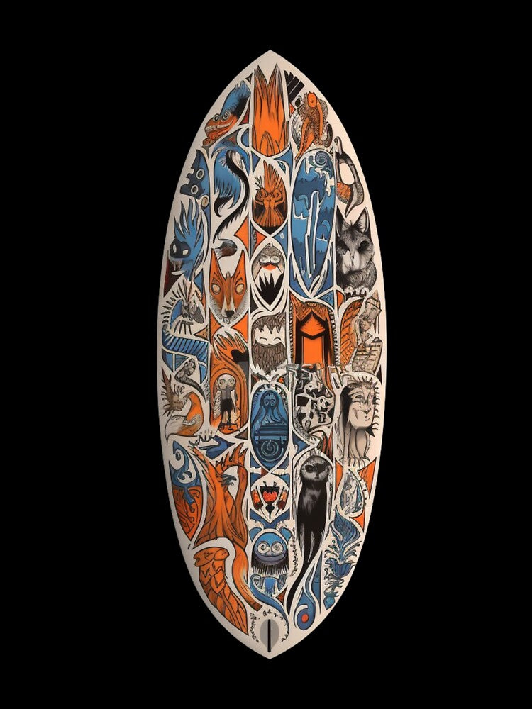 Color surfing board by HarriPaloma
