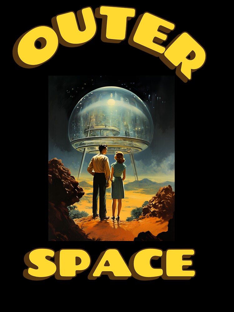 Vintage SciFi, UFO, Alien, Invasion, Mars, Outer Space by tshirtart2024