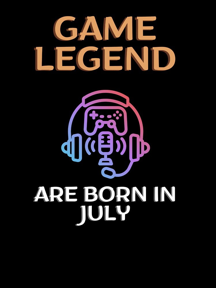 Game legend - Born in July - BW by Nemesiscrowd