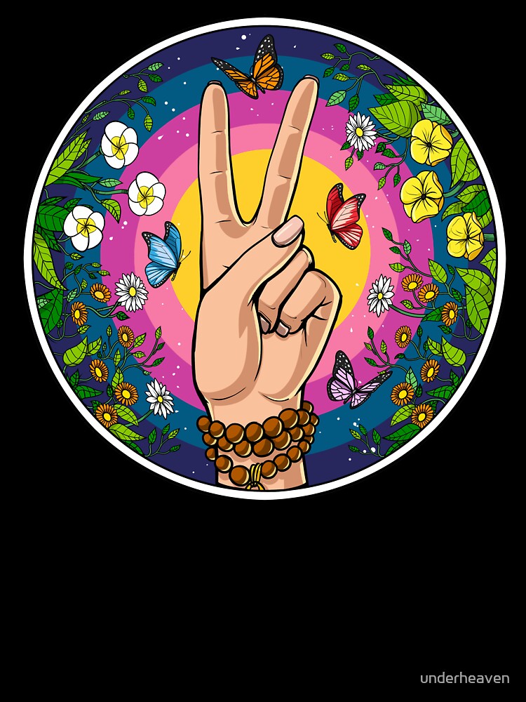 Hippie Peace Sign by underheaven
