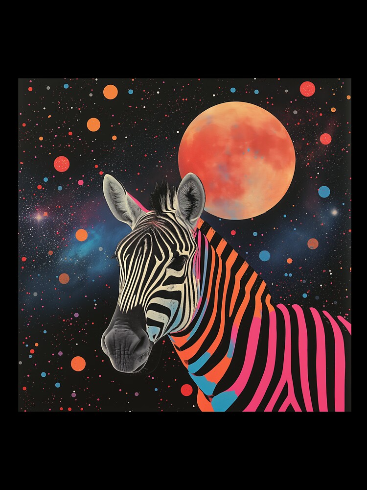 Trippy Space Zebra by ZedOhEe