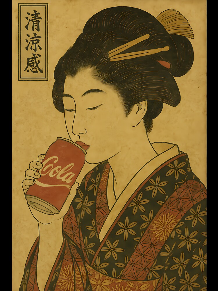 Ukiyo-e Bijin: The Classic Beauty with a Modern Pop by neoUKIYOE