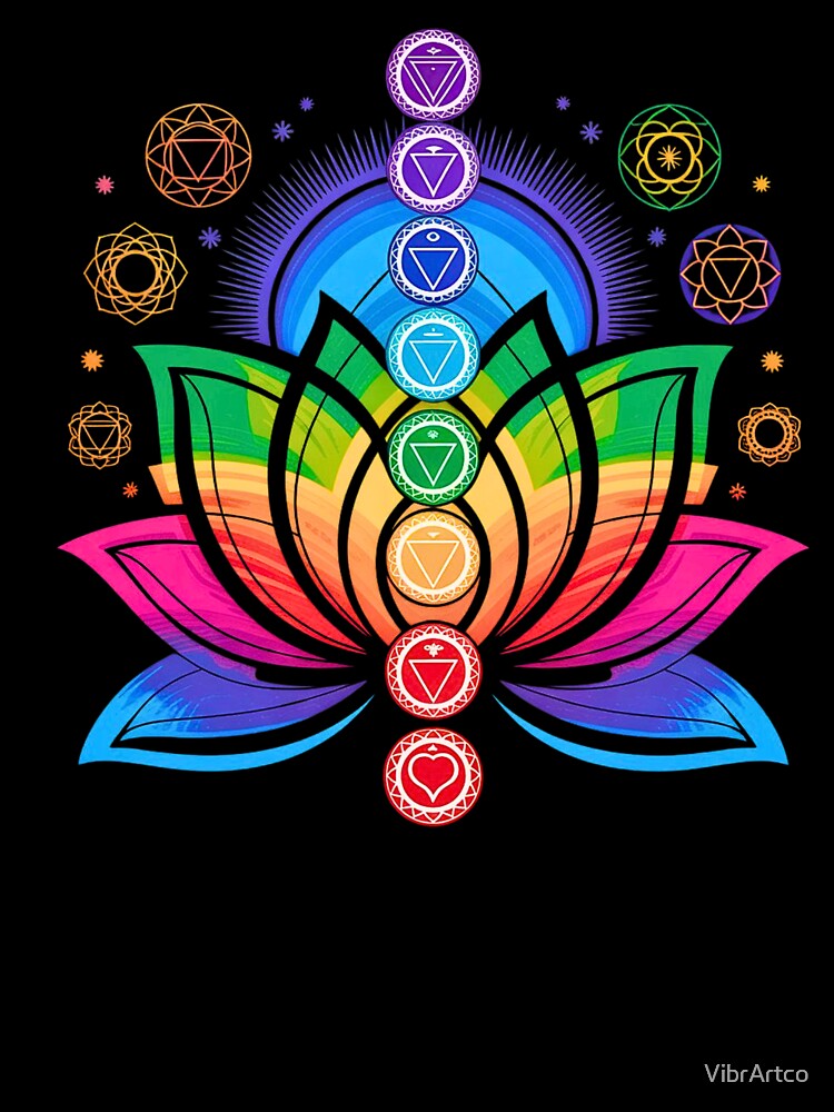 Chakra Lotus Mandala by VibrArtco