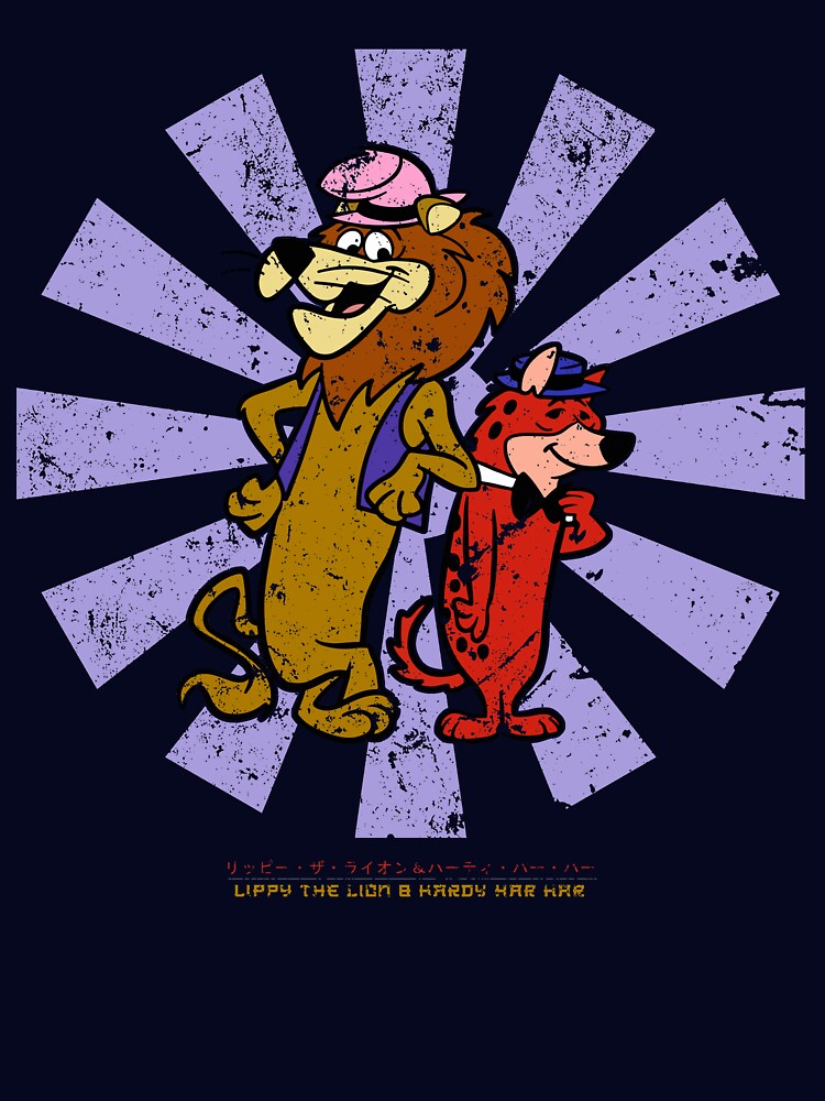Lippy The Lion And Hardy Har Har Retro Japanese by Nova5