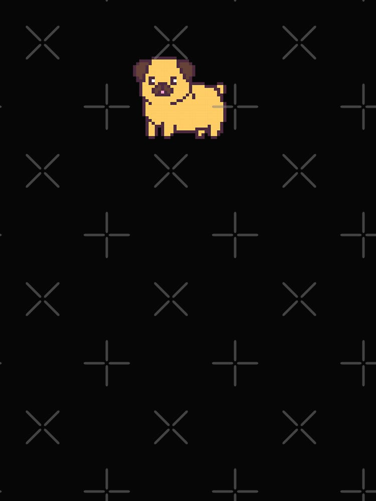 Pixel Art Pug by uxcomshop