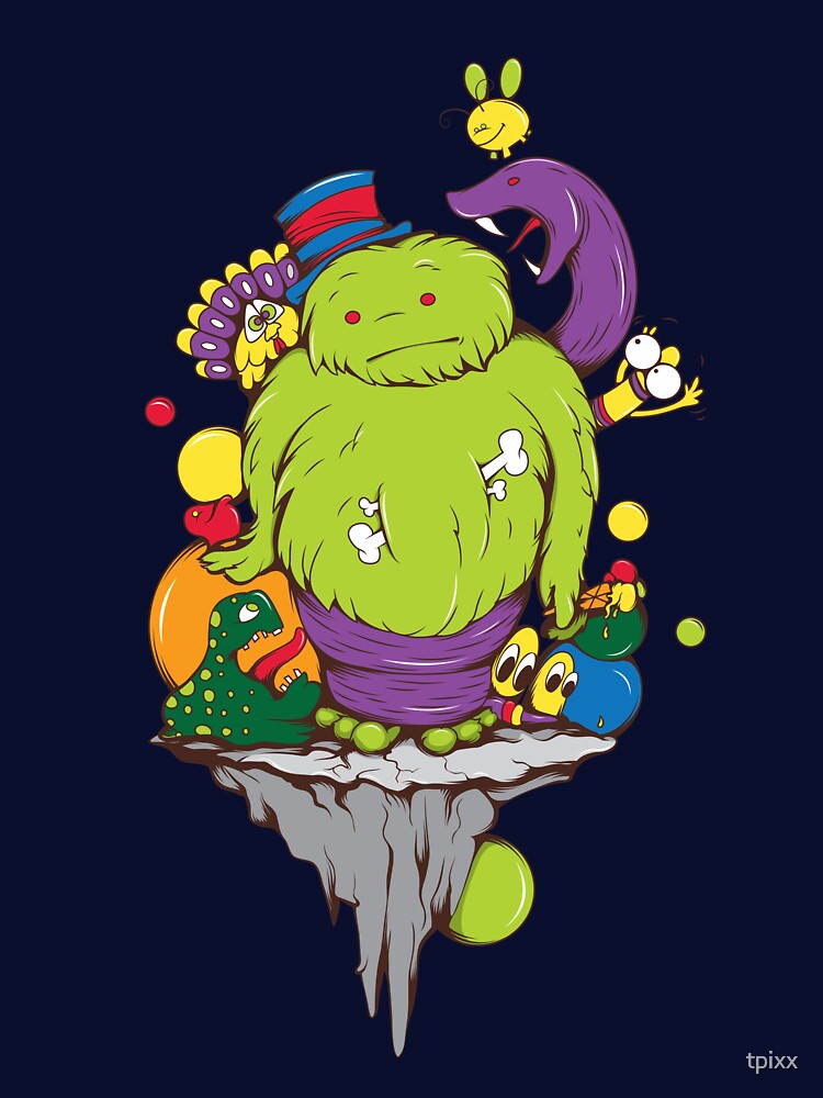 Sad Cartoon Monster by tpixx