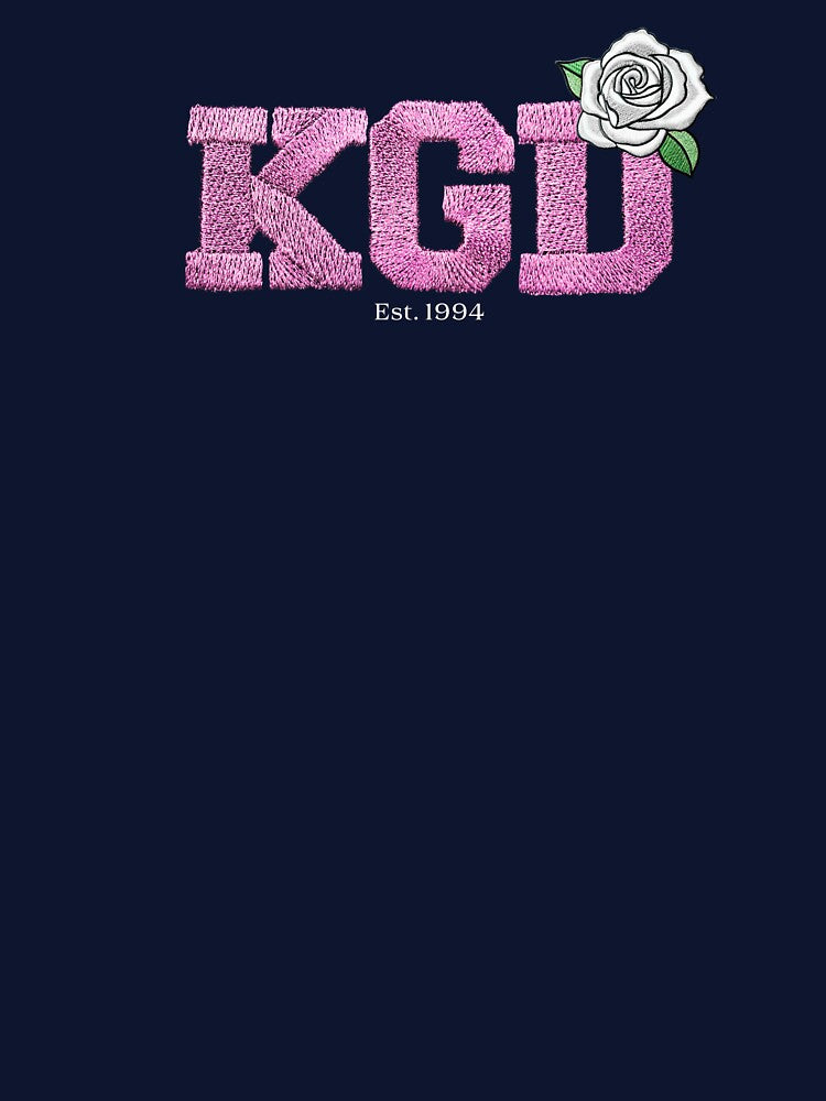 Purple KGD Embroidered Design by KGD Theta Chapter