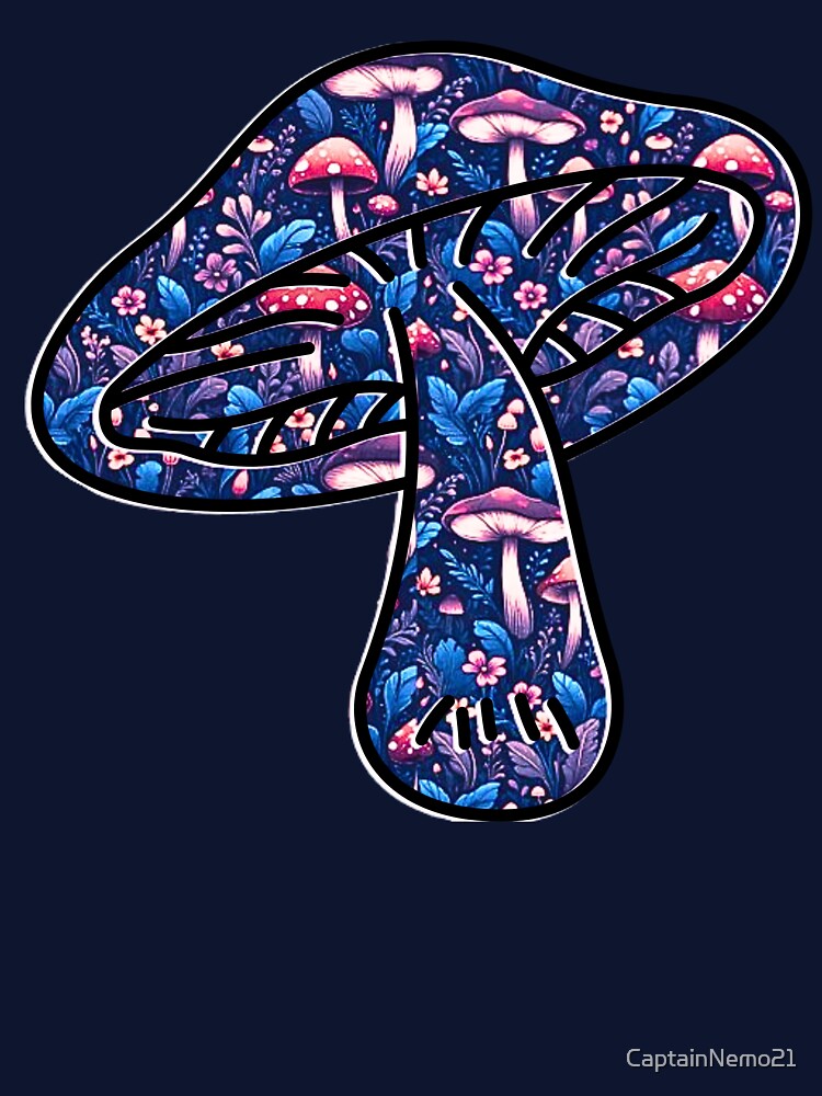 Dark Cottagecore Moonlight Mushroom by CaptainNemo21