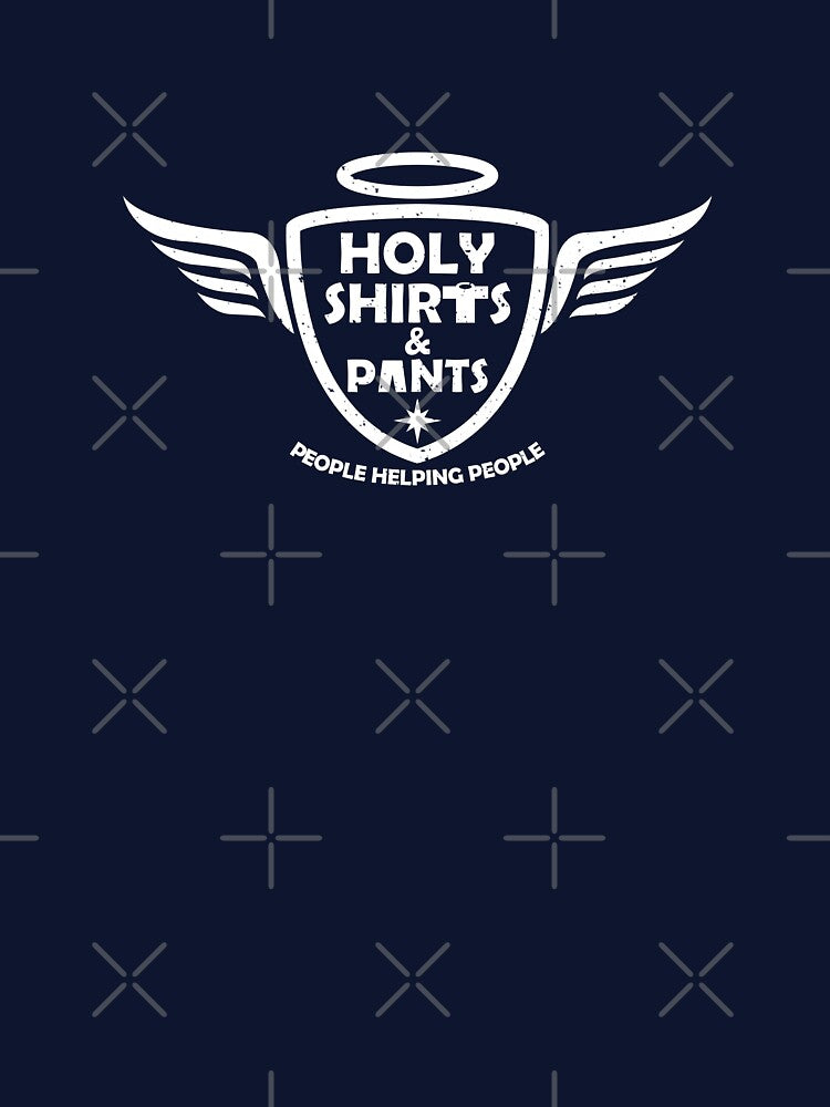 Holy Shirts and Pants White Logo by DartsAndCrafts