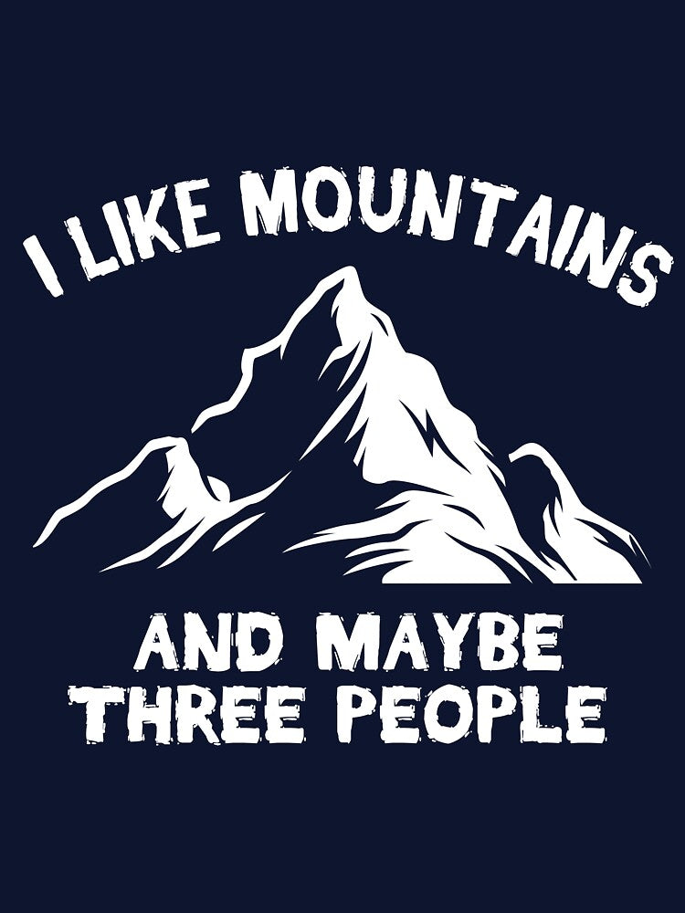 I LIKE MOUNTAINS AND MAYBE THREE PEOPLE by Billy Wong