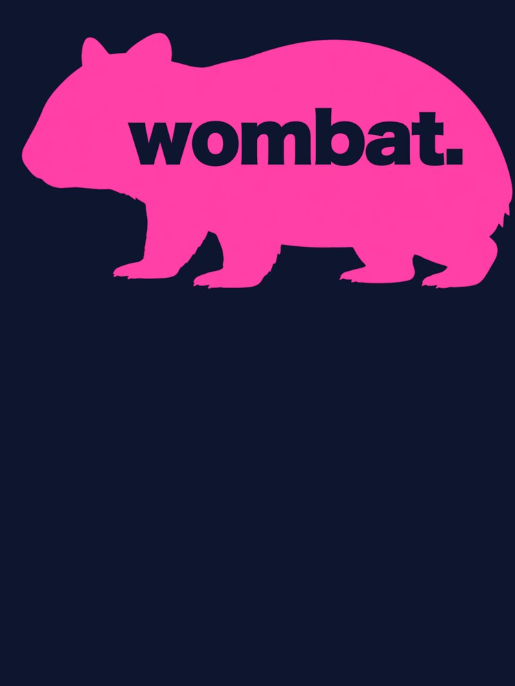 Pink Wombat Silhouette by pUNKnown