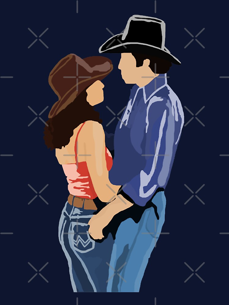 Funny Gift For American Urban Cowboy Romantic Western Movie Gift For Fans by Lapinski101Gai