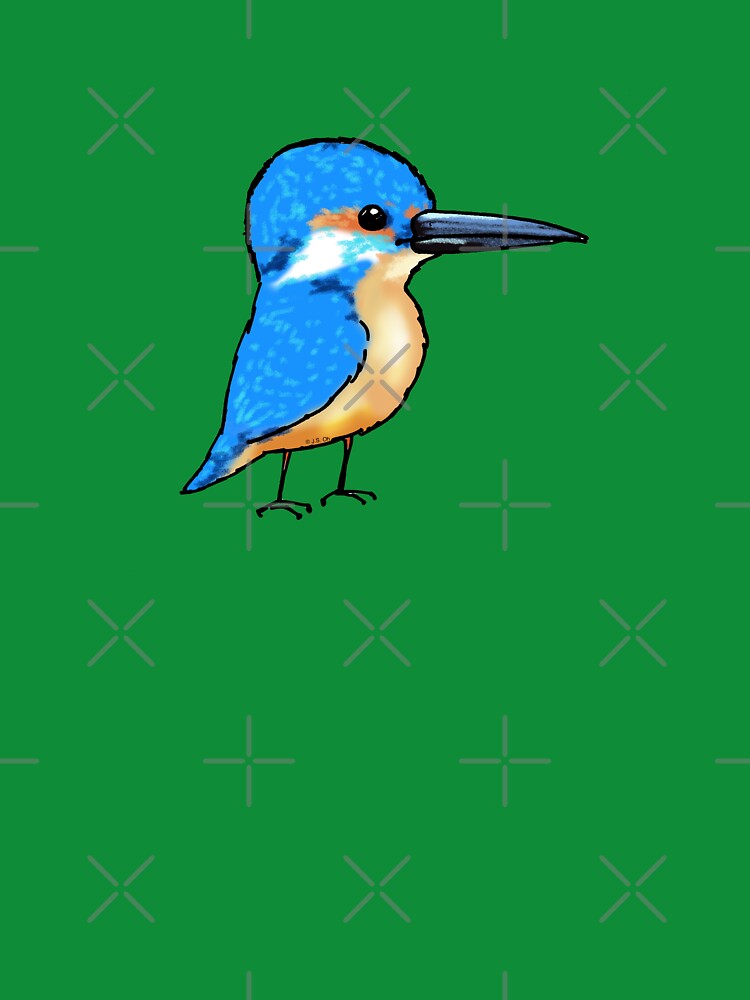 cute kingfisher bird by CuteCartoon