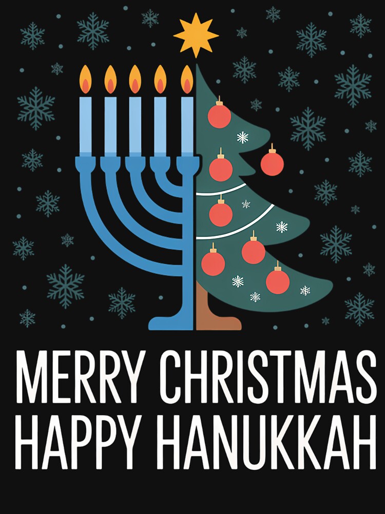 Merry Chrismukkah Happy Christmas Hanukkah by JulienAureo