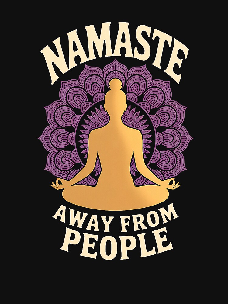 Funny Yoga Gift - Retro Zen Badge by EverydayThreadz