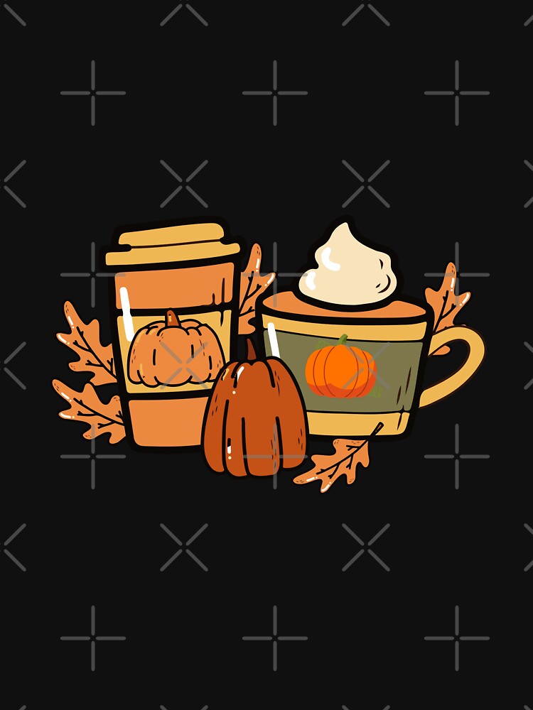 Cute pumpkin autumn coffee sublimation Coffee Mugs,pumpkin coffee by sunlightdesign
