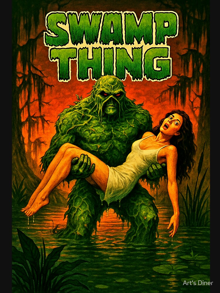 Swamp Thing: Classic Creature Feature Movie Poster by Art's Diner