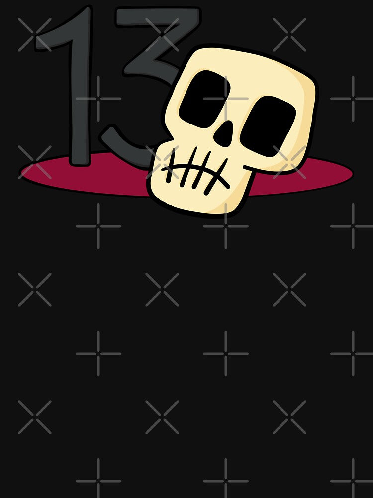 Cartoon Skull 13 by Phil Tessier