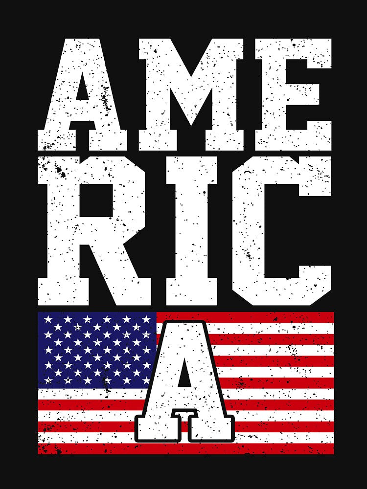 American Flag T-Shirt for Men and Women by AllStarMerch