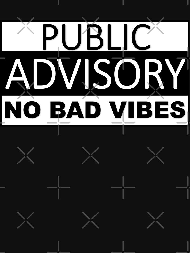 No Bad Vibes by Noble Merch