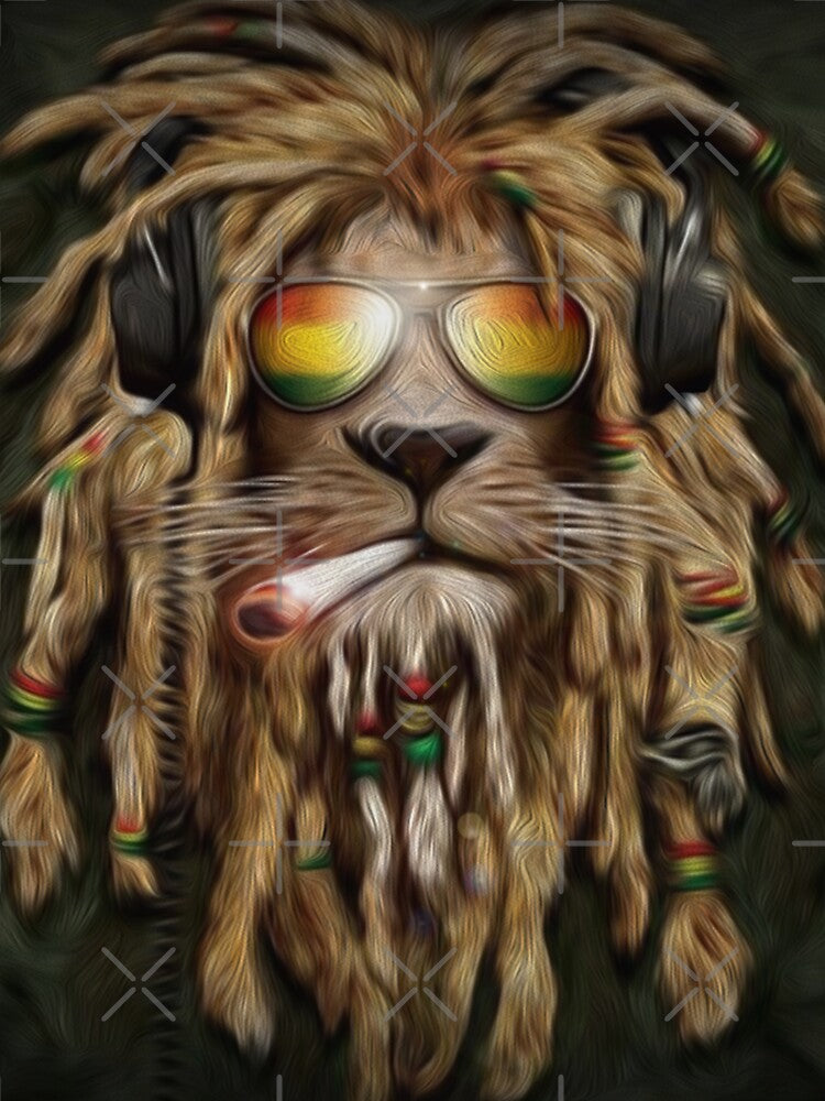 RASTA LION by johnnyssandart