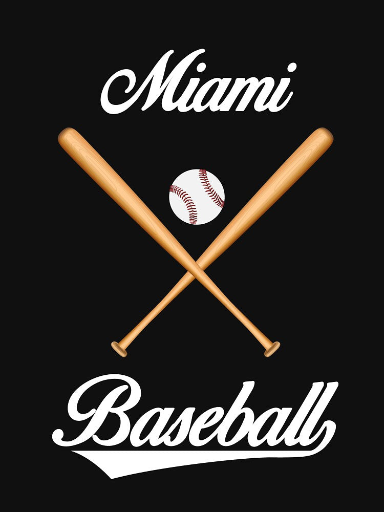 Miami Baseball T-Shirt for Men and Women by AllStarMerch