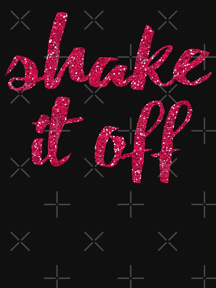 shake it off pink glitter design by limitlezz