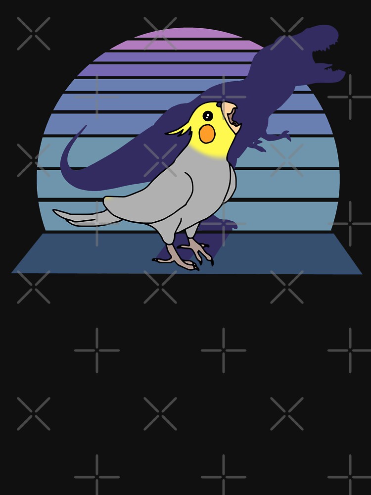 dinosaur shadow - cockatiel by FandomizedRose