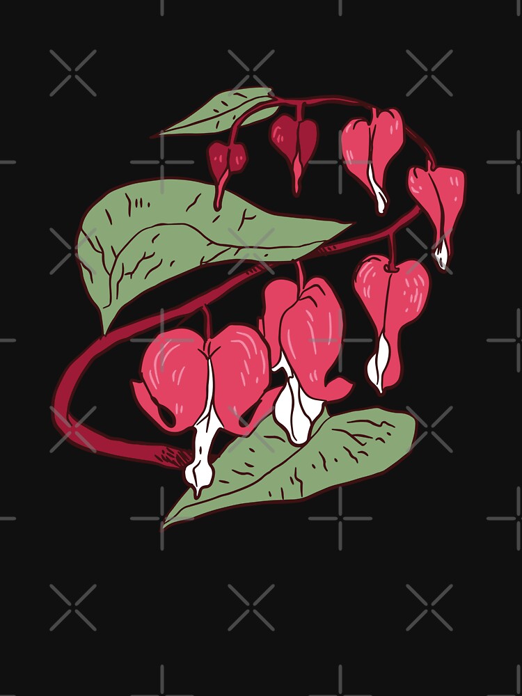 Bleeding heart flower by The Love Quill